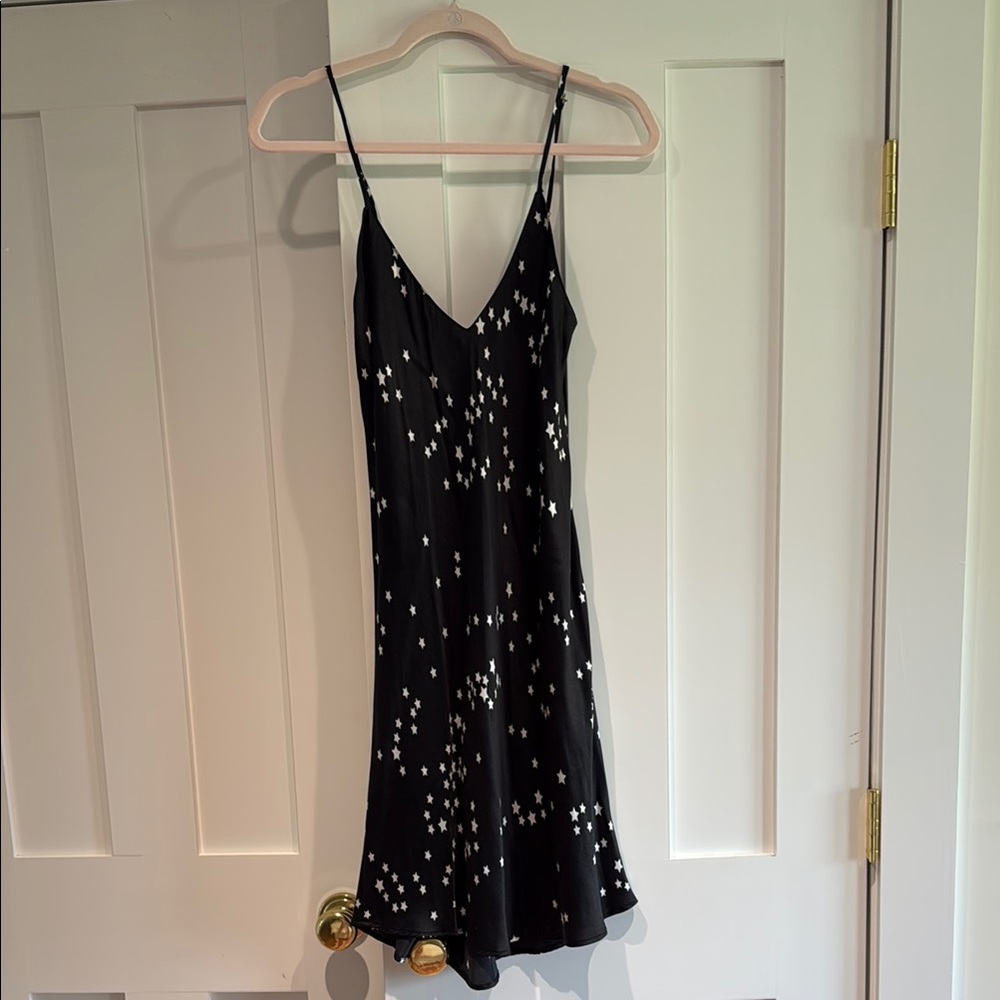 Silk Laundry star silk dress